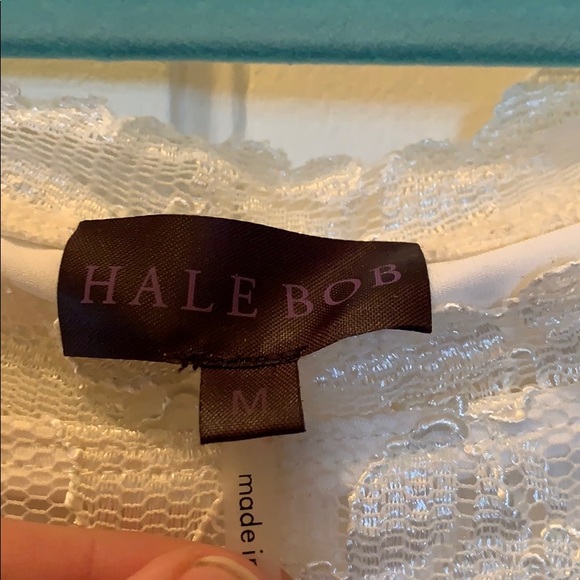 Hale Bob sz M cream Lace dress - Picture 4 of 5